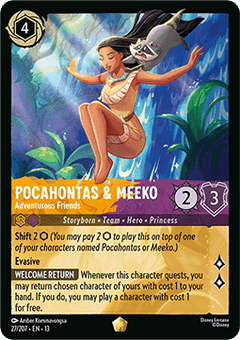 Pocahontas & Meeko - Adventurous Friends