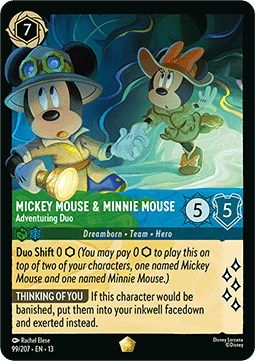Mickey Mouse & Minnie Mouse - Adventuring Duo