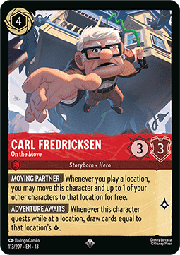 Carl Fredricksen - On the Move