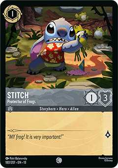 Stitch - Protector of Frogs