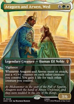 Aragorn and Arwen, Wed (V.1)