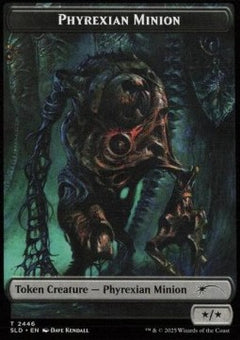 Phyrexian Minion Token (B */*) // Pegasus Token (W 1/1)