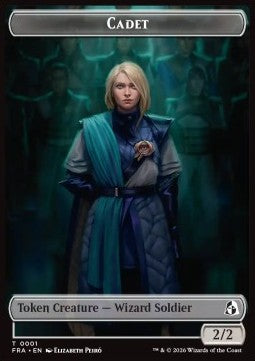 Cadet Token (C 2/2) // Beast Token (G 4/4 Trample)