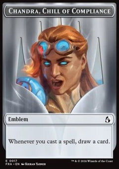 Chandra, Chill of Compliance Emblem // Chandra, Torch of Defiance Emblem