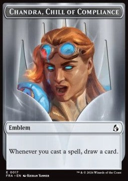 Chandra, Chill of Compliance Emblem // Chandra, Torch of Defiance Emblem