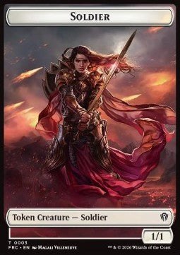 Soldier Token (W 1/1) // Shark Token (U */*)