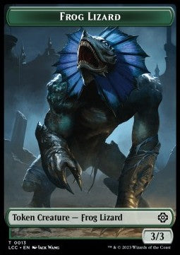 Frog Lizard Token (G 3/3) // Tentacle Token (U 1/1)