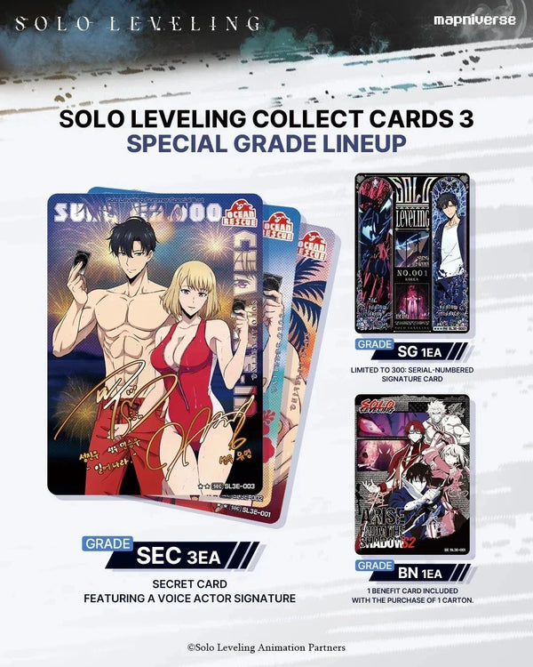 Mapniverse - Solo Leveling TCG Vol. 3 Collect Card Booster Display Korean SL3E